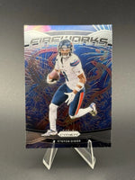Stefon Diggs 2024 Panini Prizm Fireworks Series Mint Card #9
