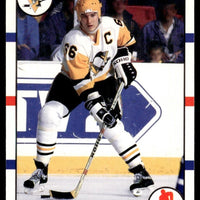 Mario Lemieux 1990 1991 Score Card #2