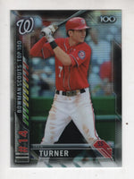 Trea Turner 2016 Bowman Scouts' Top 100 Series Mint Card #BTP-14
