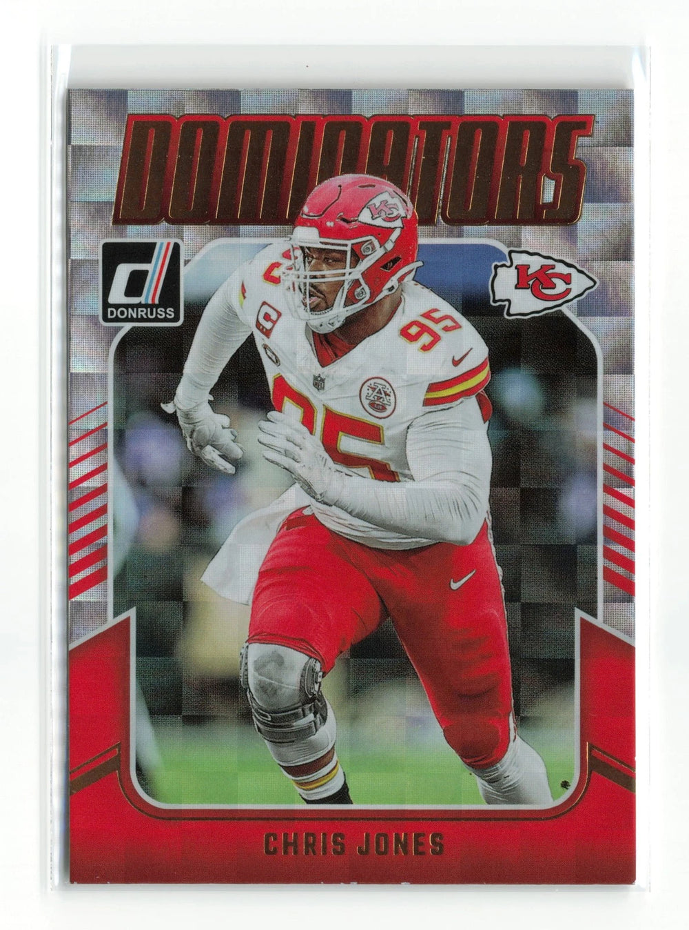 Chris Jones 2024 Donruss Dominators Series Mint Card  #12
