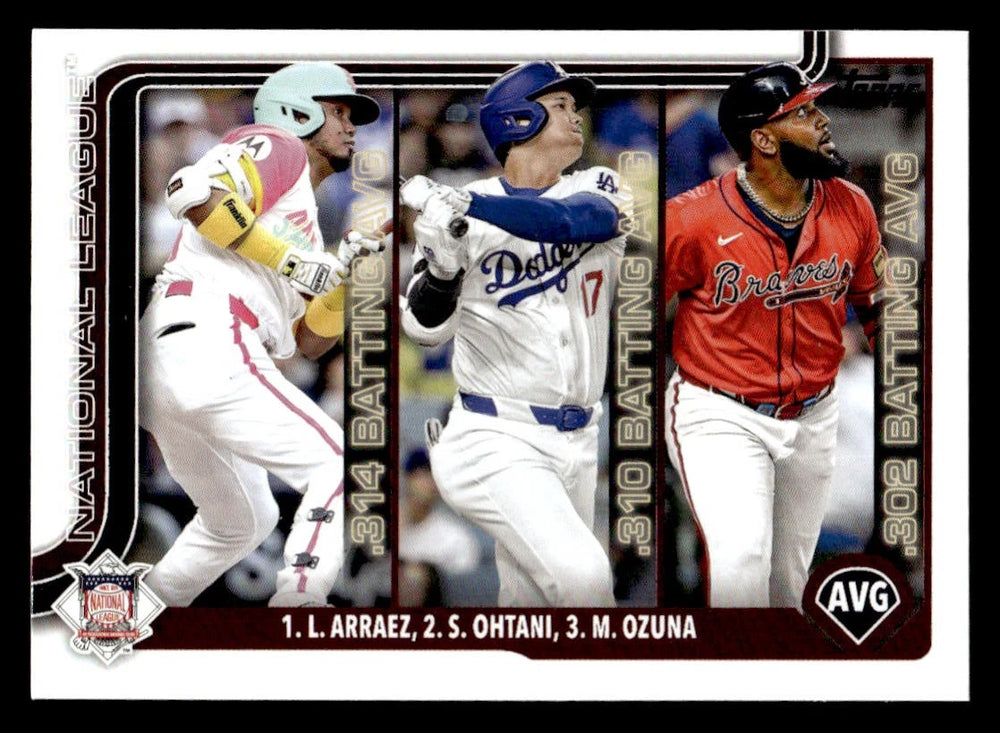 Shohei Ohtani 2025 Topps Batting Leaders Series Mint Card #347