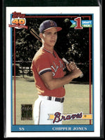 Chipper Jones 2001 Topps Archives Rookie Reprints Series Mint Card #2
