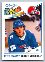 Peter Stastny 2010 2011 O-Pee-Chee Marquee Legend Series Card #571
