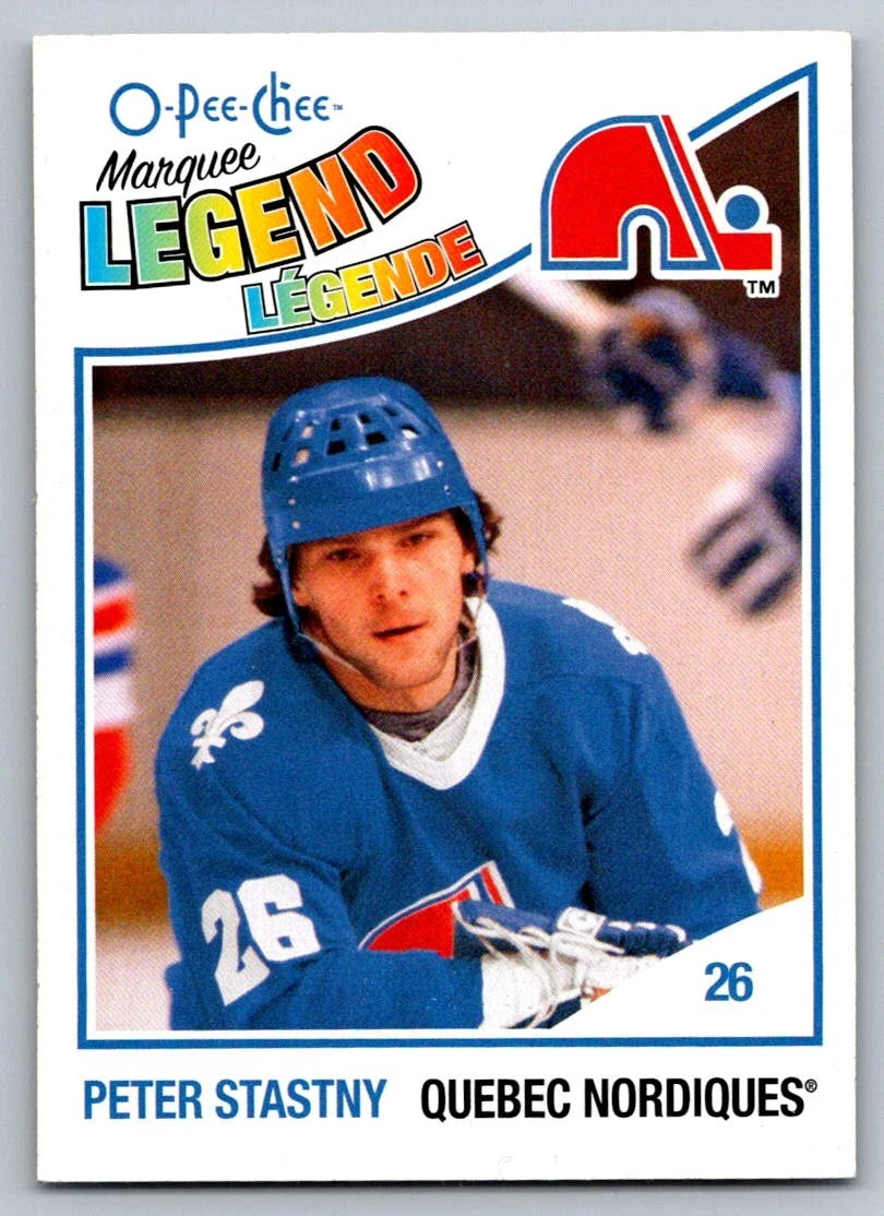 Peter Stastny 2010 2011 O-Pee-Chee Marquee Legend Series Card #571