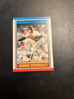 Dennis Eckersley 1989 Topps UK Mini Series Card #23
