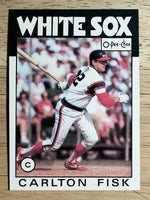 Carlton Fisk 1986 O-Pee-Chee Series Mint Card #290

