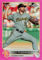 Zach Thompson 2022 Topps Chrome Pink Refractor Series Mint Card #30
