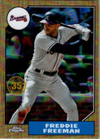 Freddie Freeman 2022 Topps Chrome Baseball 35th Anniversary Series Mint Card #87BC-11
