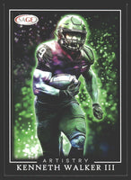 Kenneth Walker III 2022 SAGE Artistry Silver Series Mint Rookie Card #ART-KWIII
