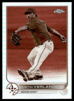 Justin Verlander 2022 Topps Chrome Sepia Refractor Series Mint Card #87

