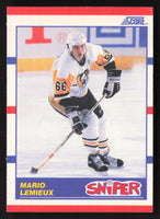 Mario Lemieux 1990 1991 Score Card #337
