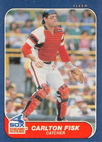 Carlton Fisk 1986 Fleer Series Mint Card #204
