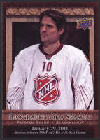 Patrick Sharp 2011 2012 Upper Deck Biography of a Season Series Card #BOS24
