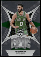 Jayson Tatum 2023 2024 Panini Mosaic Epic Performers Series Mint Card #3
