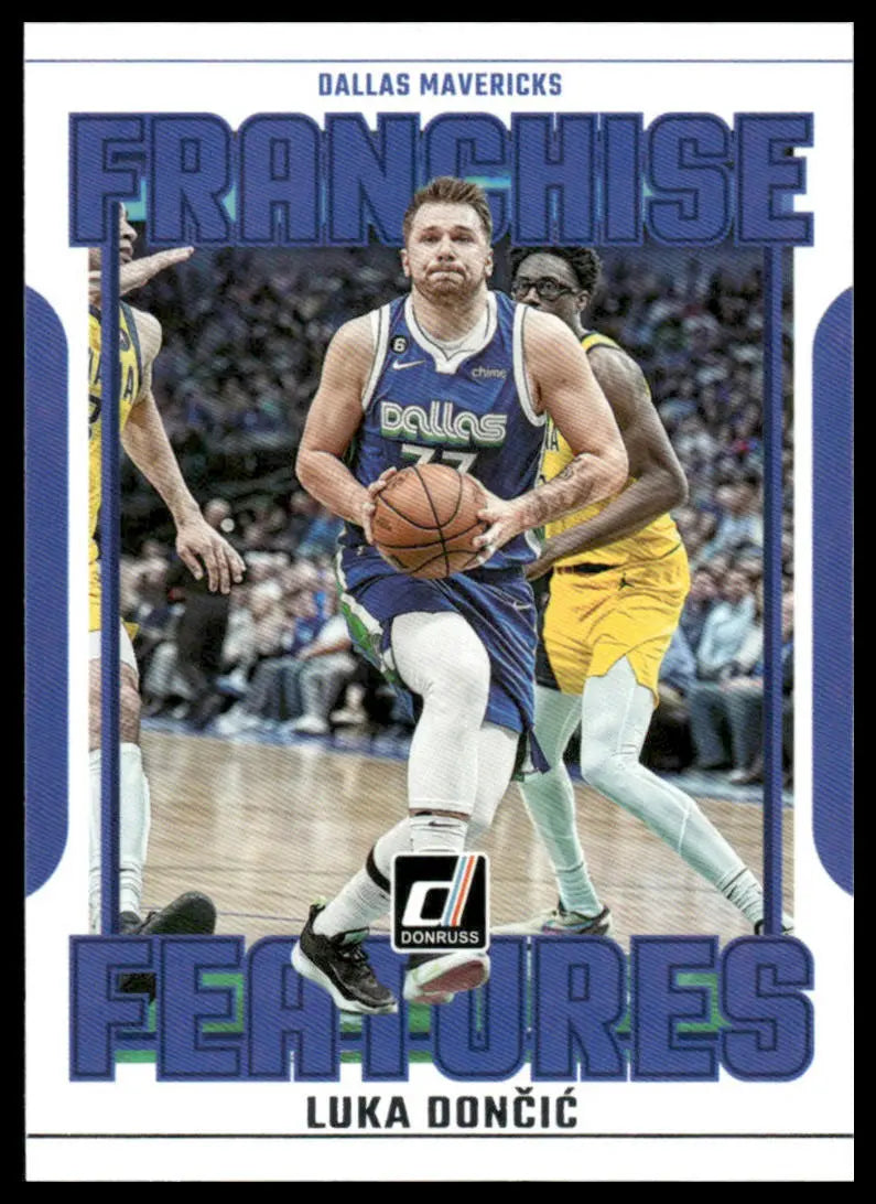 Luka Doncic 2023 2024 Panini Donruss Franchise Features Series Mint Card #25