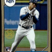 Wander Franco 2022 Topps Chrome 1987 Topps 35th Anniversary  Series Mint Card #87BC-13