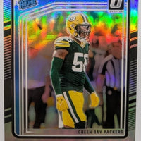 Javon Bullard 2024 Panini Donruss Optic Rated Rookie Silver Holo Series Mint Card #246