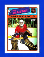 Patrick Roy 1988 1989 Topps Stickers Card #12
