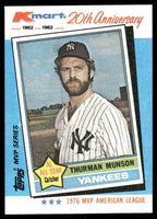 Thurman Munson 1982 Topps Kmart 20th Anniversary Series Mint Card #29
