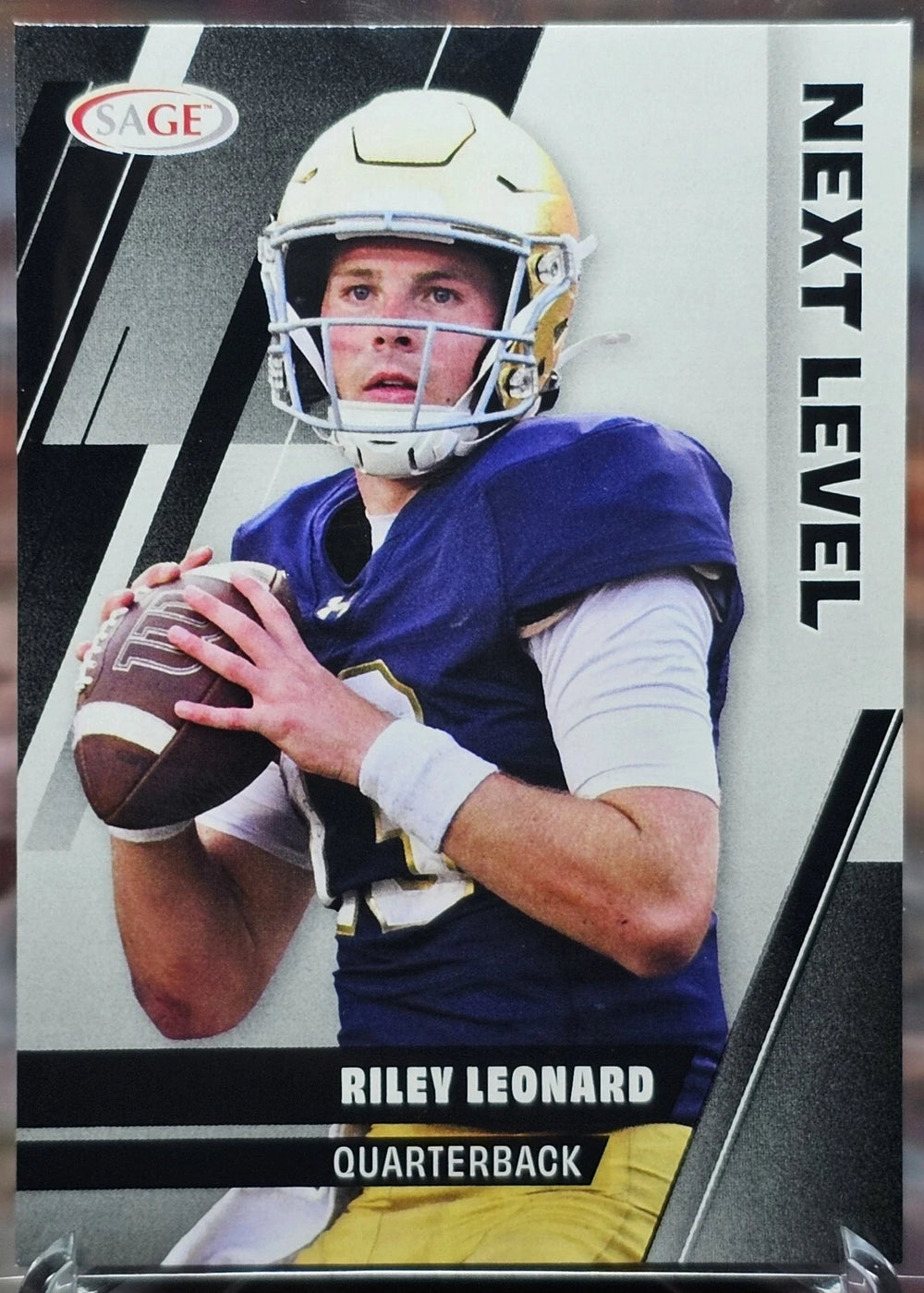 Riley Leonard 2025 Sage Next Level Series Mint Rookie Card #86