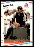Carlton Fisk 1988 Fleer Glossy Series Mint Card #397
