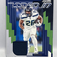 Zach Charbonnet 2025 Score Zoned In Jersey Card #ZON-ZCH