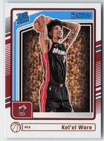 Kel'el Ware 2024 2025 Panini Donruss Rated Rookie Series Mint Card #221
