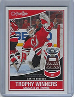 Martin Brodeur 2010 2011 O-Pee-Chee Trophy Winners Card #TW-10
