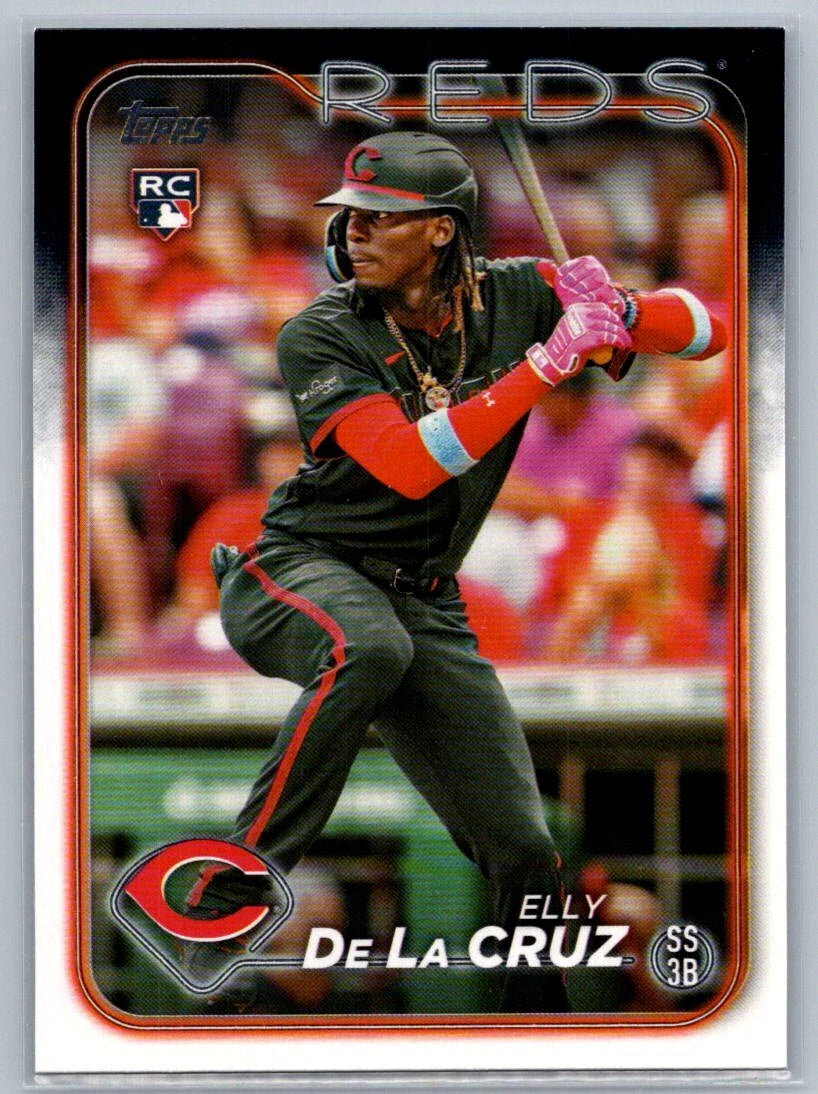 Cincinnati Reds 2024 Topps 17 Card Hand Collated Team Set Featuring Rookie Cards of Elly De La Cruz and Andrew Abbot Plus