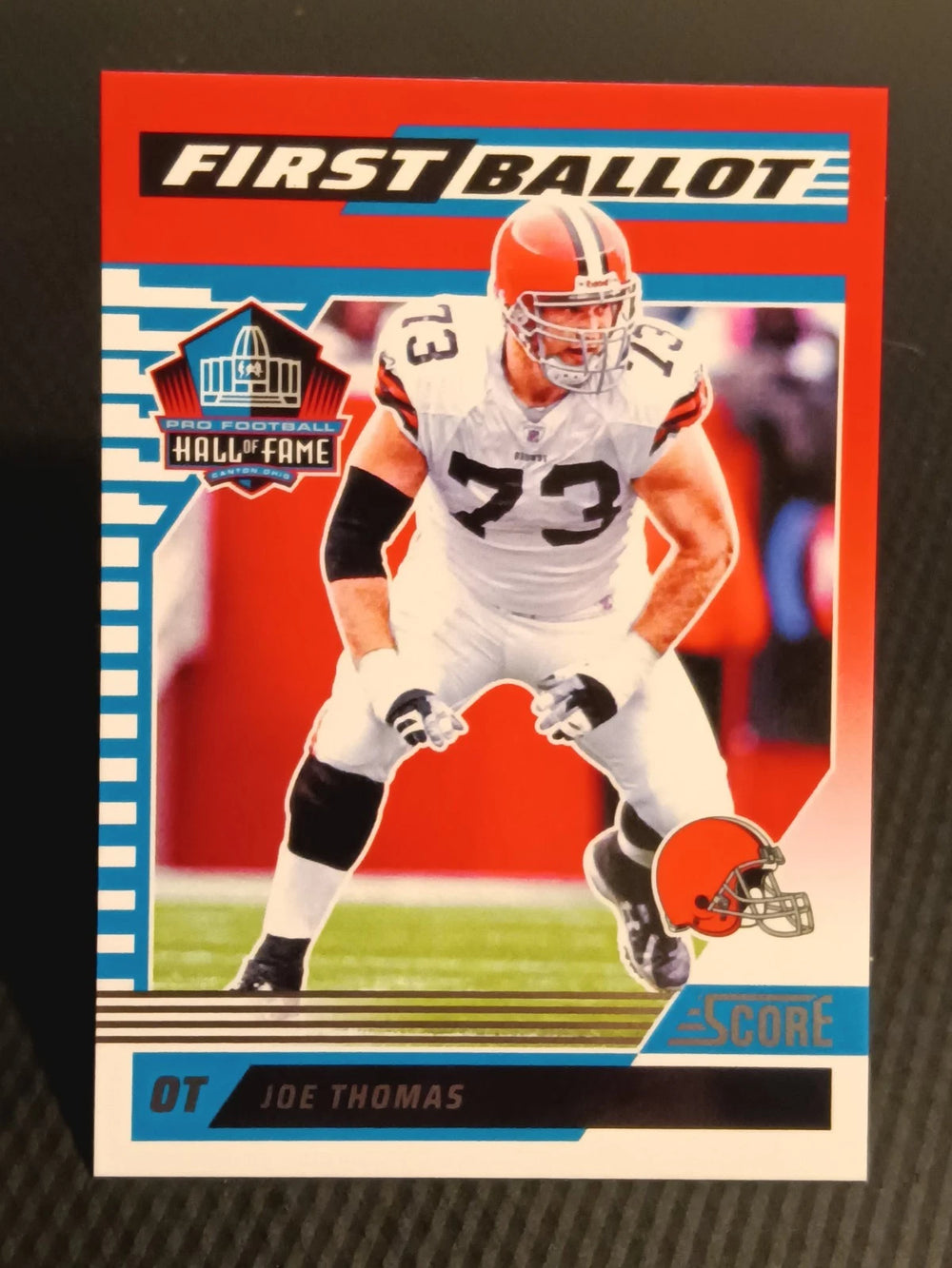Joe Thomas 2025 Score First Ballot Series Mint Insert Card #6