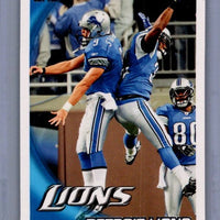 Detroit Lions 2010 Topps Series Mint Card #117