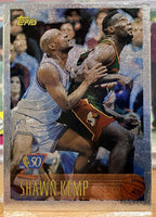 Shawn Kemp 1996 1997 Topps NBA at 50 Foil Series Mint Card #50
