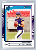 JJ McCarthy 2024 Donruss Rated Rookie Series Mint Card #303

