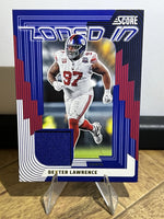 Dexter Lawrence 2025 Score Zoned In Jersey Card #ZON-DLE
