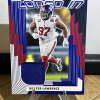 Dexter Lawrence 2025 Score Zoned In Jersey Card #ZON-DLE