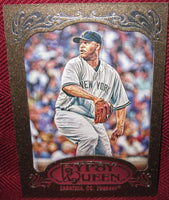 C.C. Sabathia 2012 Topps Gypsy Queen Framed Gold Series Card #150
