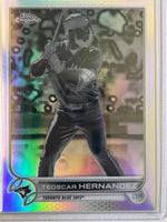 Teoscar Hernandez 2022 Topps Chrome Negative Refractor Series Mint Card #185
