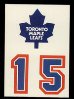 Toronto Maple Leafs 1985 1986 Topps Sticker #13

