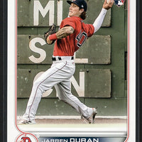 Jarren Duran 2022 Topps Rookie Image Variations Series Mint Card #187