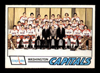 Washington Capitals 1977 1978 O-Pee-Chee Team Card #88
