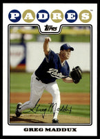 Greg Maddux 2008 Topps Series Mint Card #625
