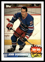 John Ogrodnick 1990 1991 Topps Team Scoring Leaders Card #18
