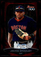 Jackie Bradley Jr. 2013 Bowman Top 100 Prospects Series Mint Card #BTP-43
