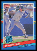 Tino Martinez 1991 Donruss Series Mint Rated Rookie Card #28

