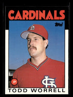 Todd Worrell 1986 Topps Traded Series Mint Rookie Card #127T
