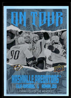 Filip Forsberg / Roman Josi 2024 2025 Upper Deck On Tour Series Mint Card #OT-6
