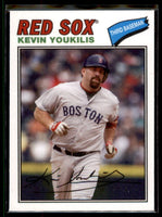 Kevin Youkilis 2012 Topps Archives 1977 Cloth Sticker Series Mint Card #77C-KY
