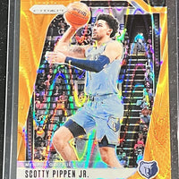 Scotty Pippen Jr 2024  2025 Panini Prizm Orange Seismic Prizm Series Mint Card #95. Only 199 made (Copy)