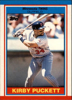 Kirby Puckett 1989 Topps UK Mini Series Card #60
