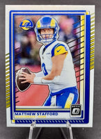 Matthew Stafford 2025 Panini Donruss OPTIC Series Mint Card #198
